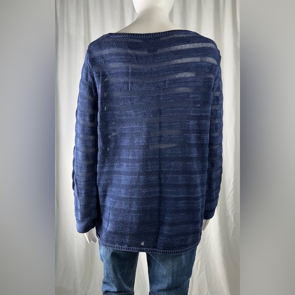 Ann Taylor Navy Sweater - Picture 3 of 4